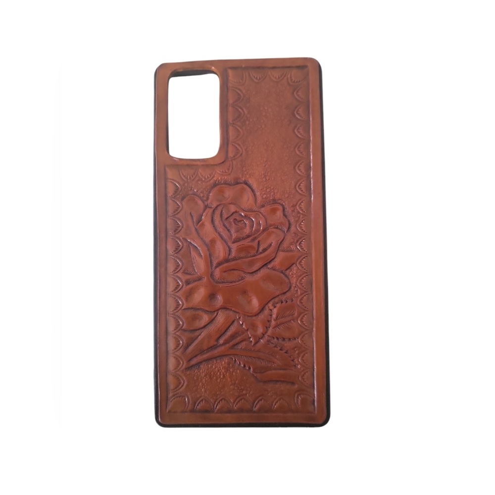 Samsung NOTE 20 Handcrafted Tooled Leather Cell Phone Case